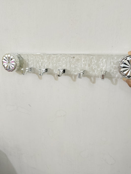 Rotating Suction Cup 5 Row Foldable Hooks