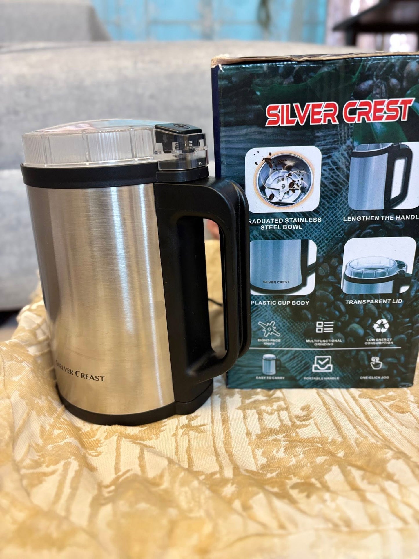Silver Crest Stainless Steel Electric Grinder 1500 Watt