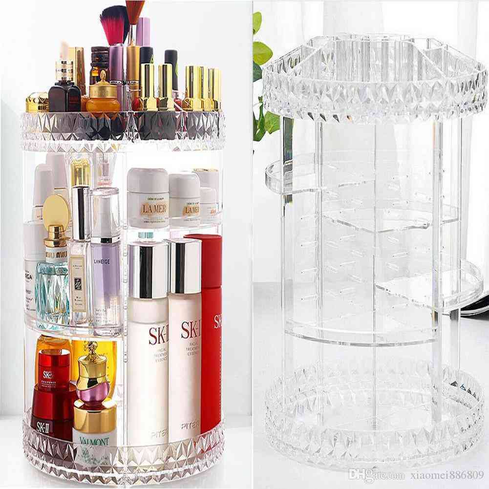 Cosmetics Makeup Organizer 3D Rotating 360.