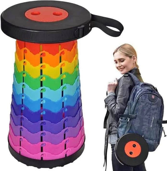 Portable Rainbow folding chair Adjustable Telescopic Stool