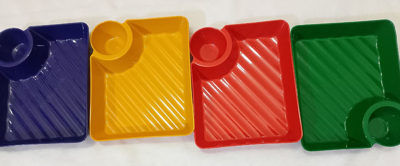 Multipurpose 4 Pcs dumpling plate set
