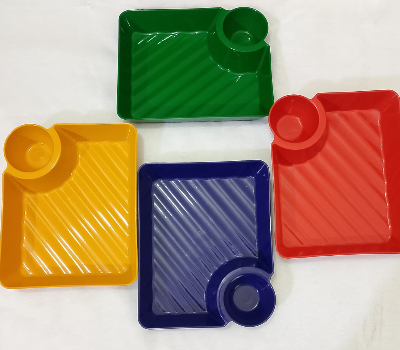 Multipurpose 4 Pcs dumpling plate set