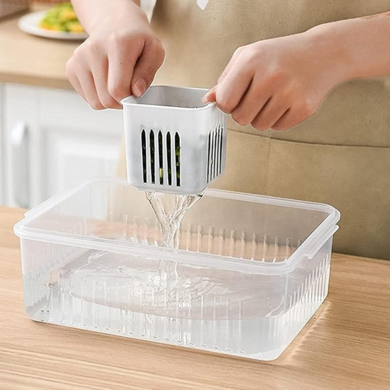 Refrigerator Grid Storage Boxes