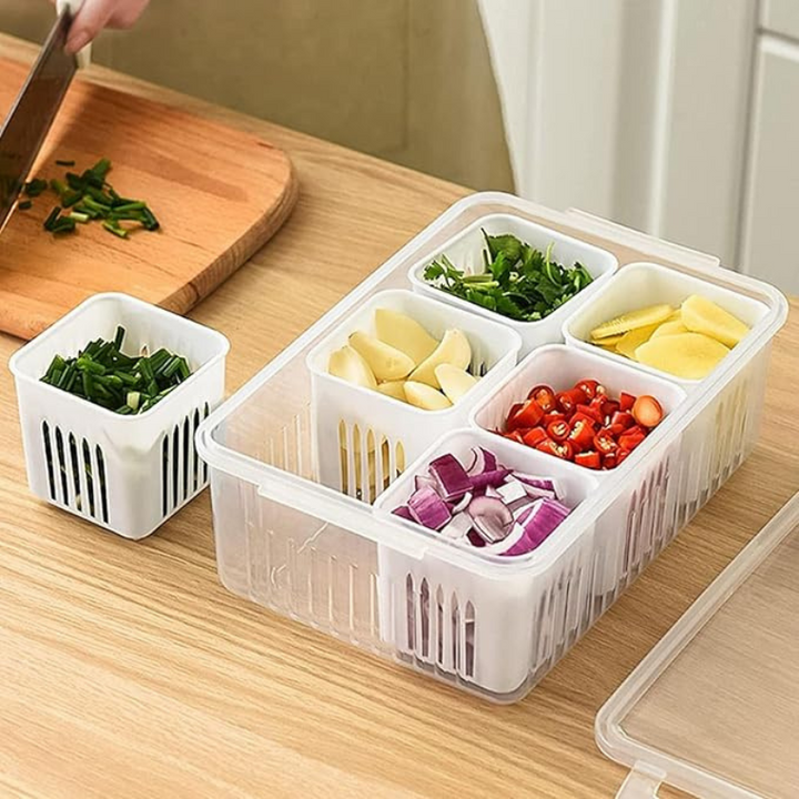 Refrigerator Grid Storage Boxes