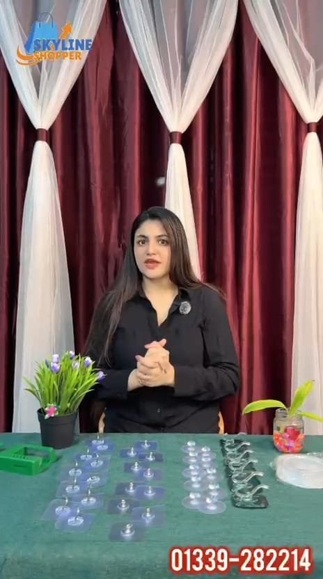 38 pis -wall hook combo With mobile holder and magic tap