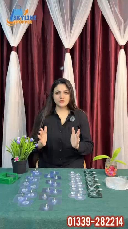 38 pis -wall hook combo With mobile holder and magic tap