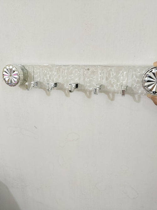 Rotating Suction Cup 5 Row Foldable Hooks