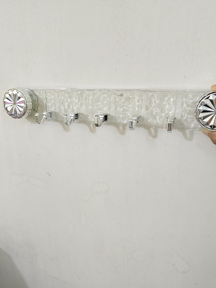 Rotating Suction Cup 5 Row Foldable Hooks