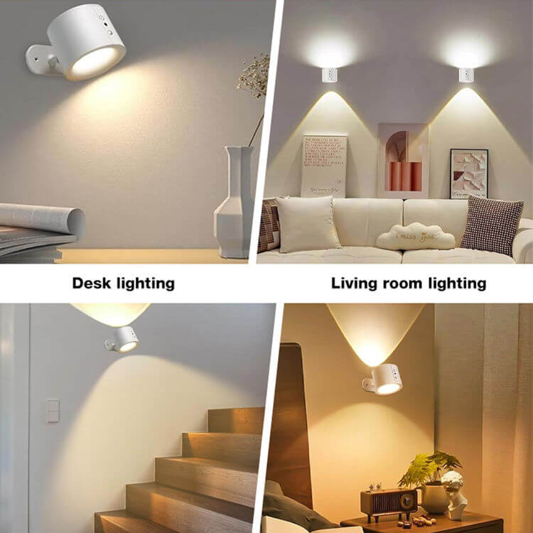 LED Wall Lamp - Dual-Sided Spotlight & Night Light