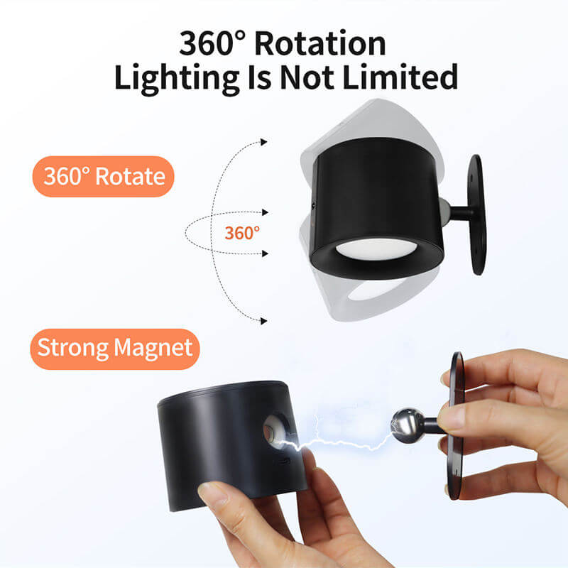 LED Wall Lamp - Dual-Sided Spotlight & Night Light