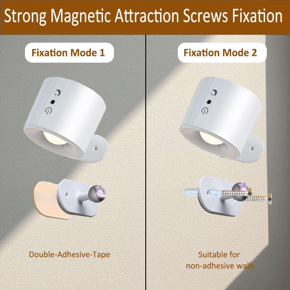 LED Wall Lamp - Dual-Sided Spotlight & Night Light