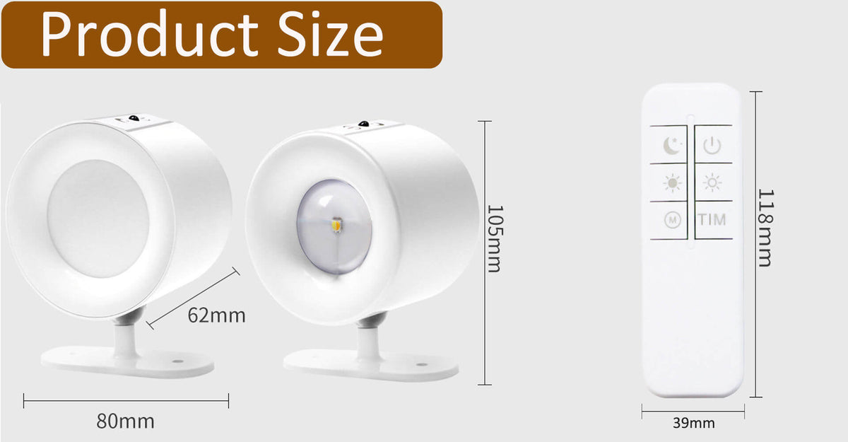 LED Wall Lamp - Dual-Sided Spotlight & Night Light