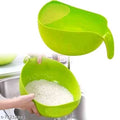 Plastic Washing Bowl For Rice Vegetables Fruits