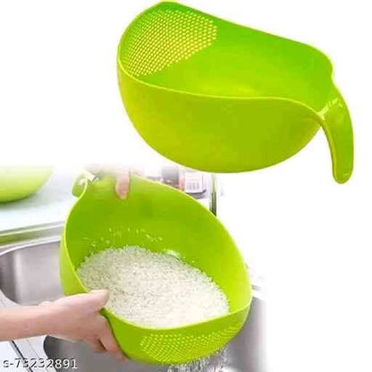 Plastic Washing Bowl For Rice Vegetables Fruits