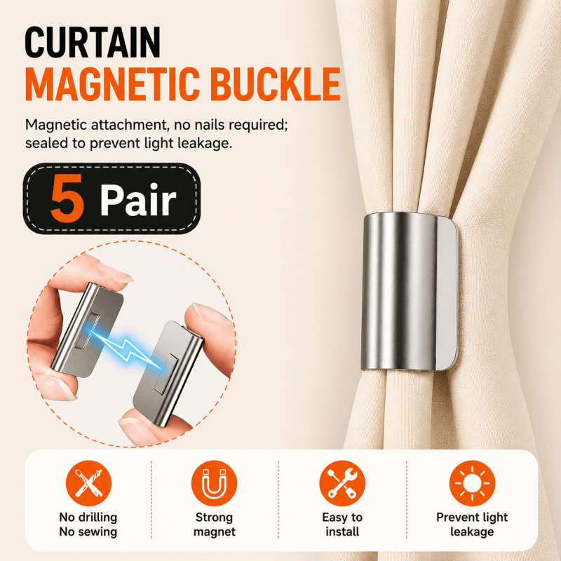 Premium Magnetic Curtain Clip