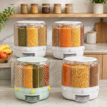 Rotating Grain Storage Box – 10L Capacity