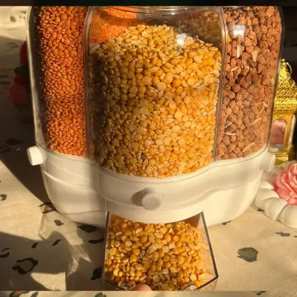 Rotating Grain Storage Box – 10L Capacity