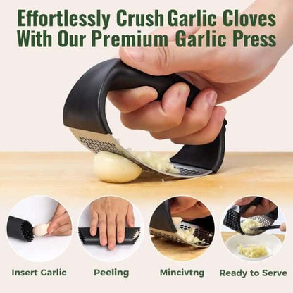 Stainless Steel Garlic Press