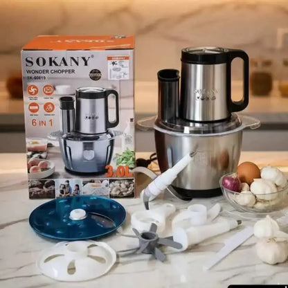 Sokany  6 in 1 chopper