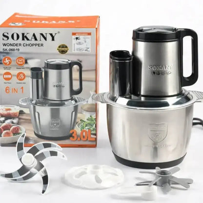 Sokany  6 in 1 chopper