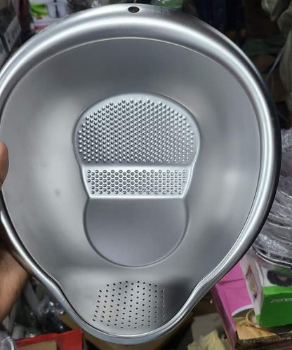 Stainless Steel Rice,Fruit,Vegetable,Noodle Cleaning Bowl