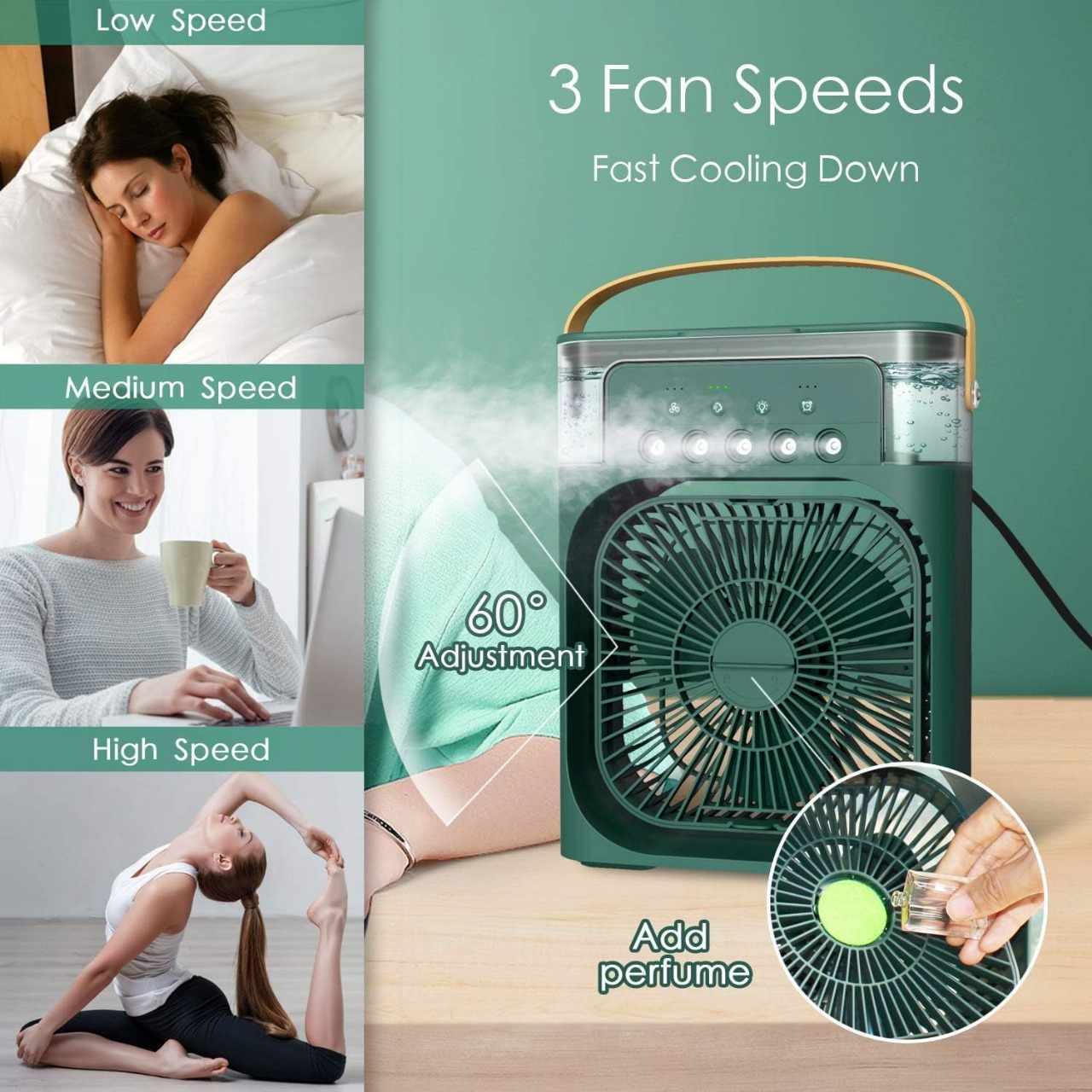 Portable Mini Air Cooler Fan