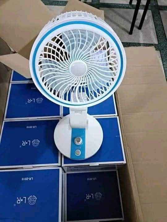 USB Rechargeable Folding Fan With LED Light