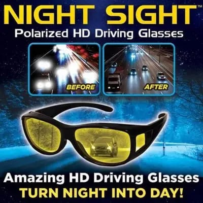 2 পিস Original HD Night Vision Glasses (Day & Night)