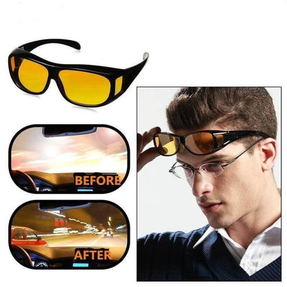 2 পিস Original HD Night Vision Glasses (Day & Night)
