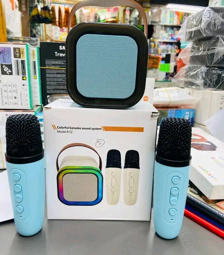 K12 Colorful Karaoke Sound System with Microphone