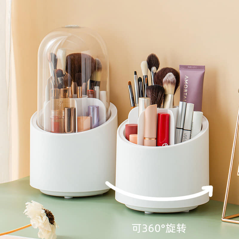 360° Rotating Makeup Brush Holder