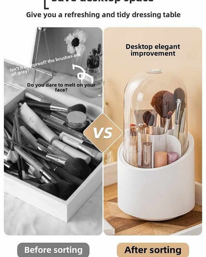 360° Rotating Makeup Brush Holder
