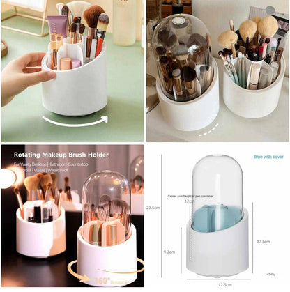 360° Rotating Makeup Brush Holder