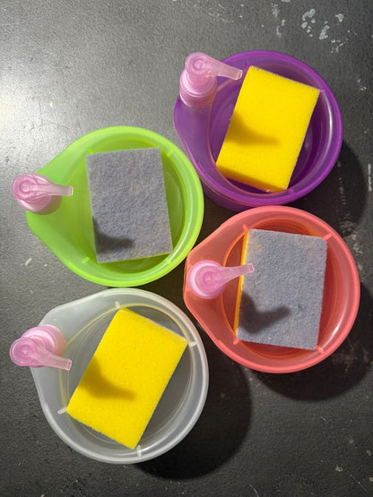 liquid Soap Dispenser with Sponge