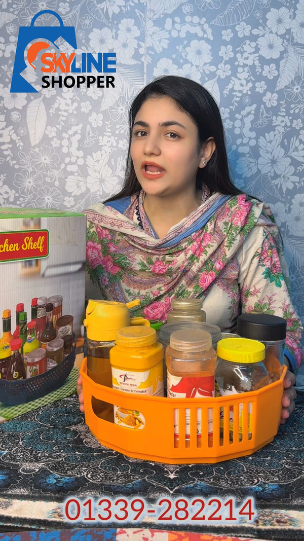 360° Rotating Kitchen Storage Basket