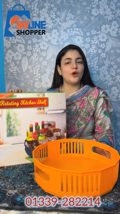 360° Rotating Kitchen Storage Basket