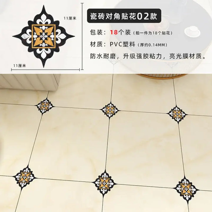 Diagonal Tiles Sticker