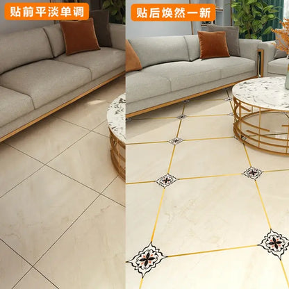 Diagonal Tiles Sticker