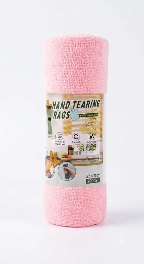 20PCS Multi-Purpose Hand Tearing Cleaning Cloth
