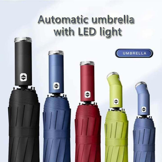Automatic Umbrella with Flashlight