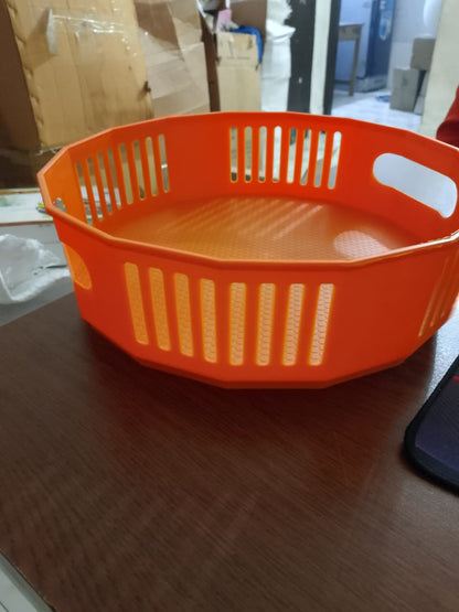 360° Rotating Kitchen Storage Basket – Space Saver & Easy Access Organizer